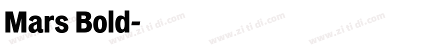Mars Bold字体转换 Mars Bold字体转换